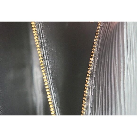 LOUIS VUITTON Epi Monceau 28 HandBag Black Gold A20913 LV AUTHENTIC M52122 NoKey - Picture 15 of 16